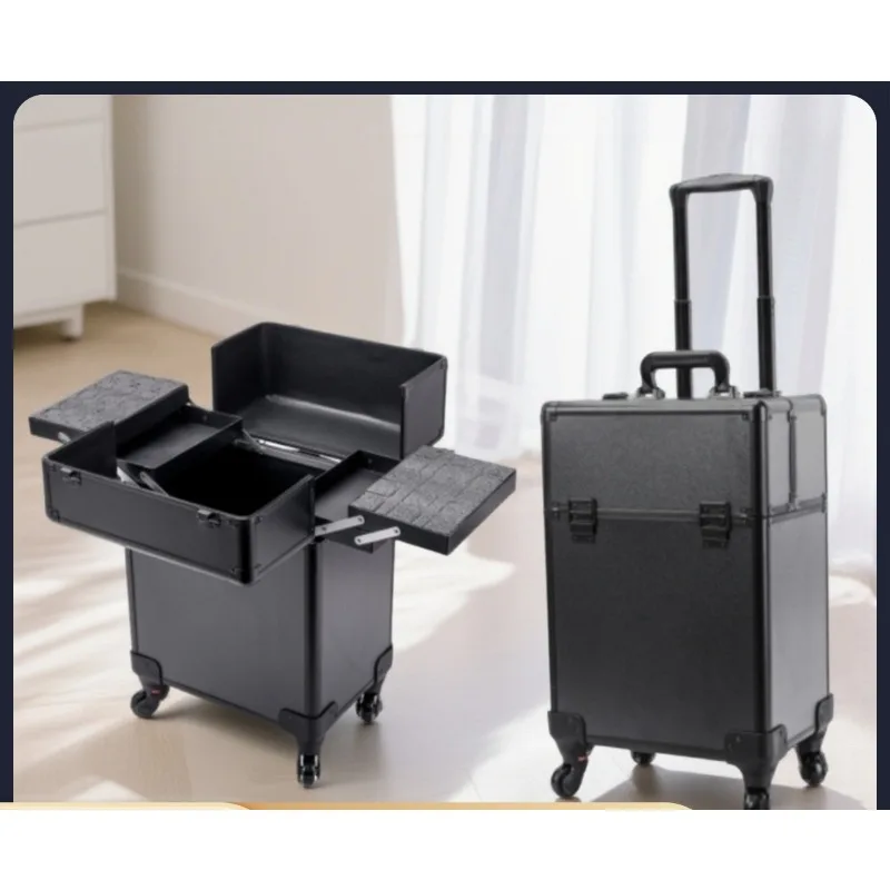 Makeup - Aluminum Alloy Pro Large Capacity Rolling