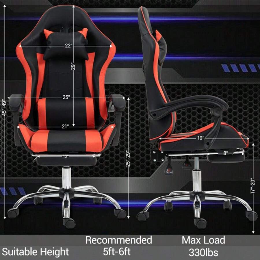 Gaming Chair With Massage Lumb - огляд і ціна Massage