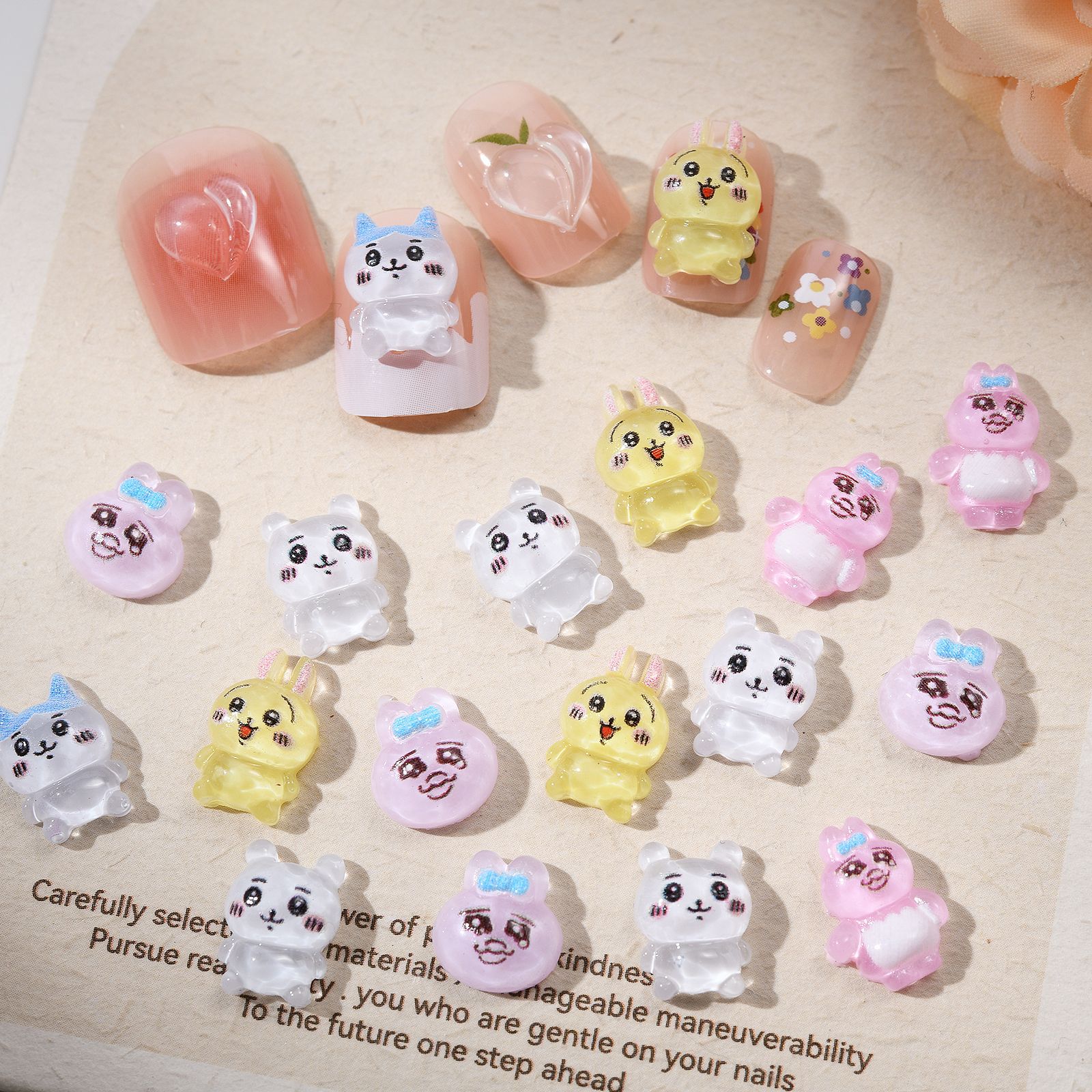 100pcs Cartoon forchiikawa Nai - огляд і ціна Nail Art