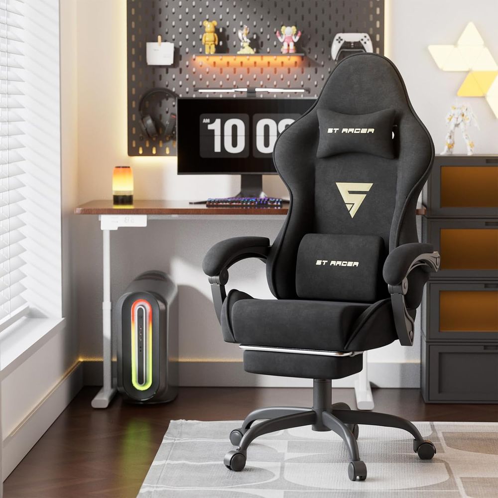 Velvet abric Ergonomic Gaming  - огляд і ціна Massage