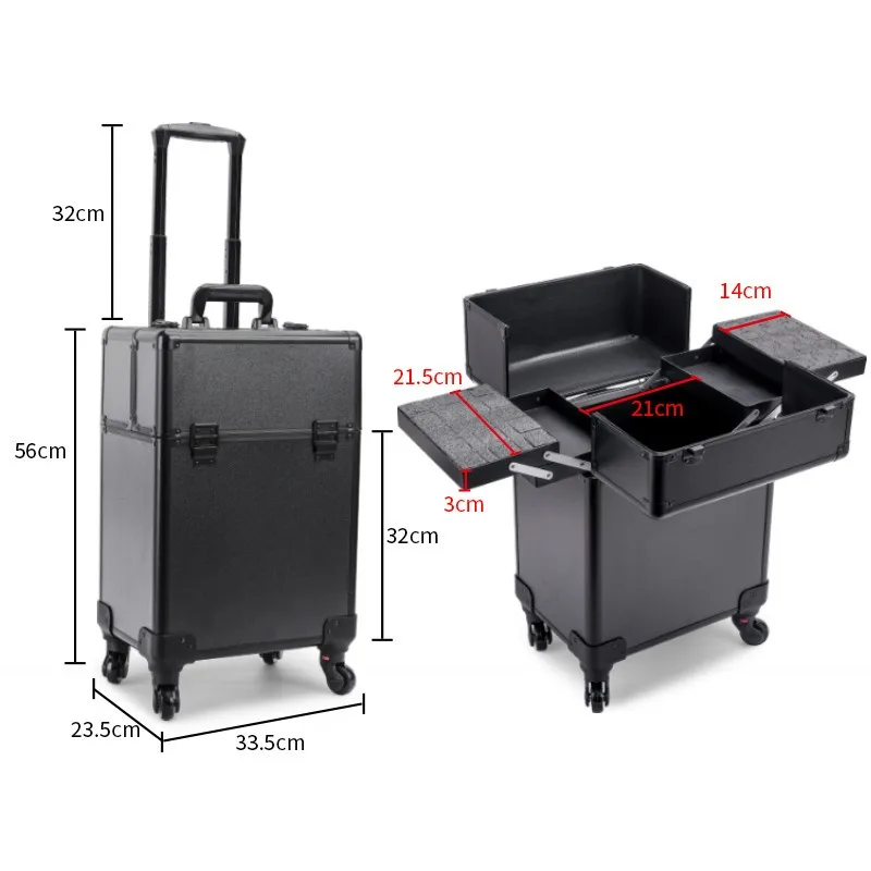 Aluminum Alloy Pro Large Capac - огляд і ціна Makeup